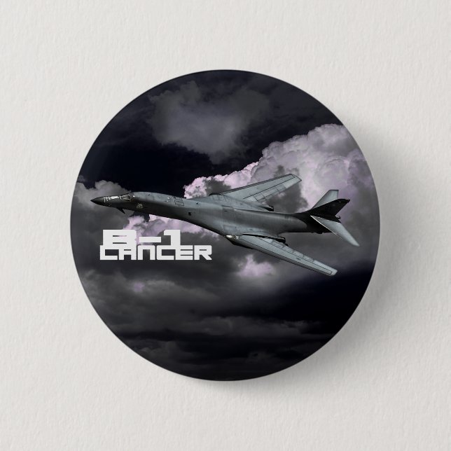 B-1 Lancer Round Button (Front)