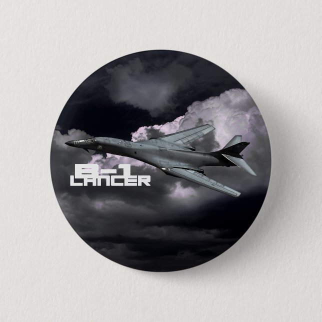 B-1 Lancer Round Button (Front)