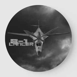 B-1 Lancer Round (Large) Wall Clock
