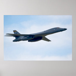 B-1B Lancer Aircraft Poster