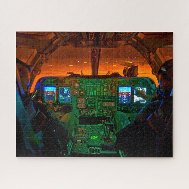 B-1B LANCER COCKPIT (16x20 INCH) Jigsaw Puzzle (Horizontal)