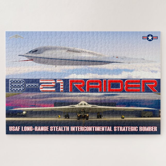 B-21 RAIDER JIGSAW PUZZLE (Horizontal)