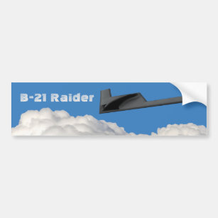 B-21 Raider Stealth Bomber Bumper Sticker