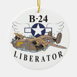 B-24 Liberator Ceramic Tree Decoration