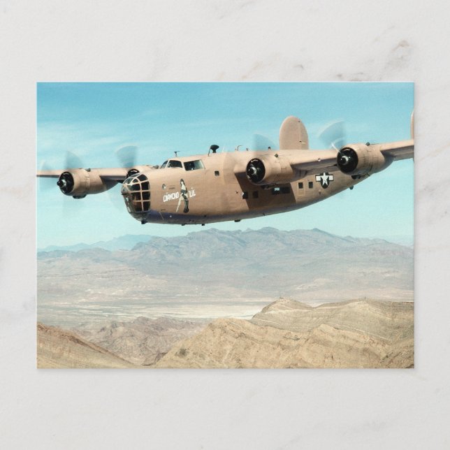 B-24 Liberator Postcard (Front)