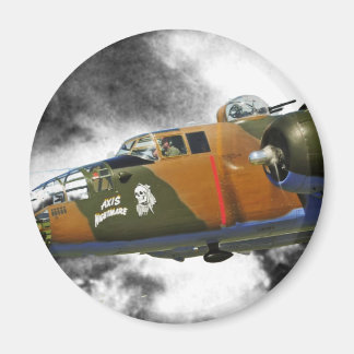 B-25 Bomber 'axis nitemare' Magnet