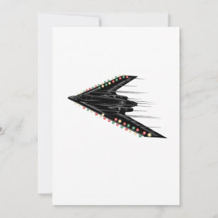 B-2 B2 Spirit Stealth Bomber Jet Plane 4th of July Invitation
