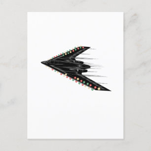 B-2 B2 Spirit Stealth Bomber Jet Plane 4th of July Invitation Postcard