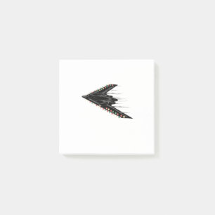 B-2 B2 Spirit Stealth Bomber Jet Plane 4th of July Post-it Notes