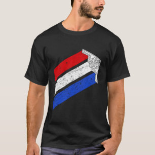 B-2 Bomber Vintage Usa Contrails Red White Blue St T-Shirt