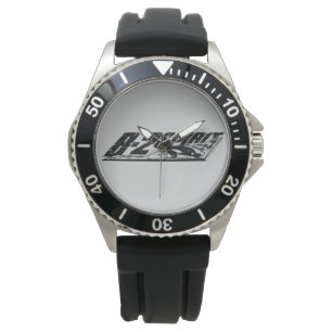 B-2 Spirit Crown Protector Black Rubber Watch