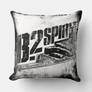 B-2 Spirit Grade A Cotton Throw Pillow 20x20