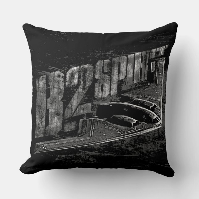 B-2 Spirit Grade A Cotton Throw Pillow 20x20 (Front)