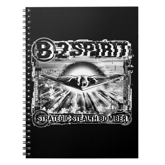B-2 Spirit Notebook Spiral Photo Notebook (Front)