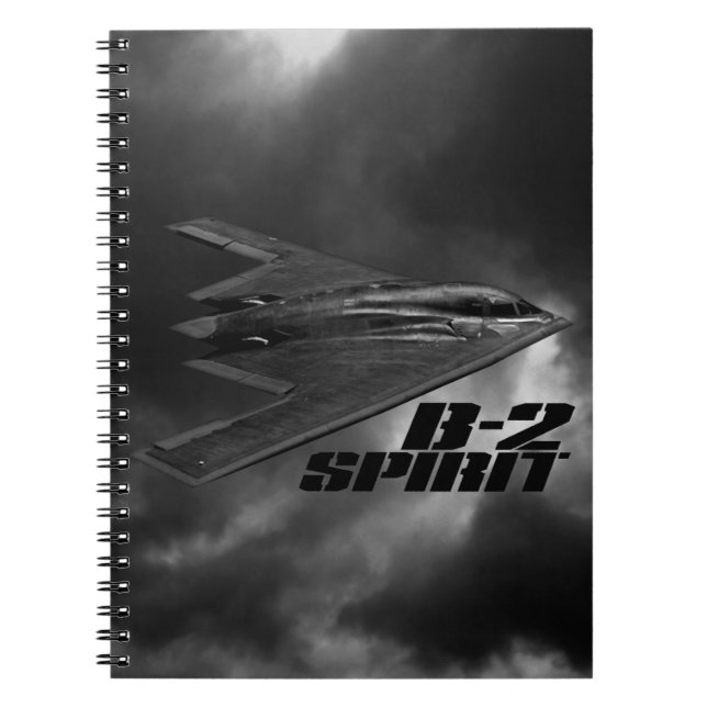 B-2 Spirit Photo Notebook (80 Pages B&W) (Front)