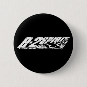 B-2 Spirit Round Button