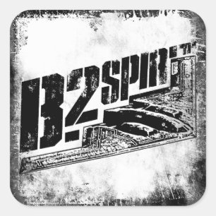 B-2 Spirit Square Sticker