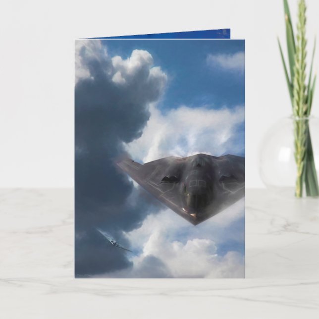 B-2 Spirit Stealth Bomber GHOST MAKER Card (Front)