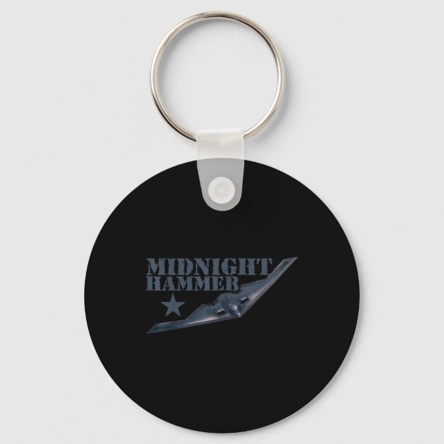 B-2 Stealth Jet Shirt Operation Midnight Hammer  Key Ring (Front)
