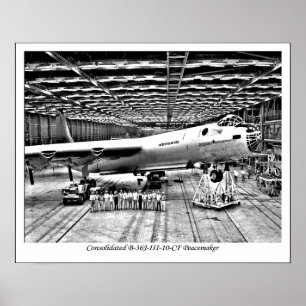 B-36 Peacemaker quality aircraft poster/print Poster