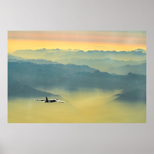 B-52 Stratofortress in the Mist Poster (Front)