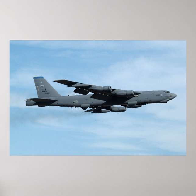 B-52H Stratofortress Aircraft Poster (Front)