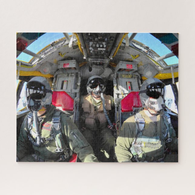 B-52H STRATOFORTRESS COCKPIT (16x20 INCH) Jigsaw Puzzle (Horizontal)
