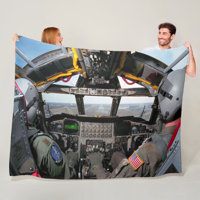 B-52H STRATOFORTRESS COCKPIT FLEECE BLANKET (In Situ)