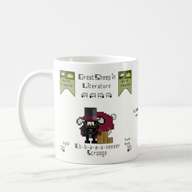 B-a-a-a-h Humbug Christmas Mug (Left)