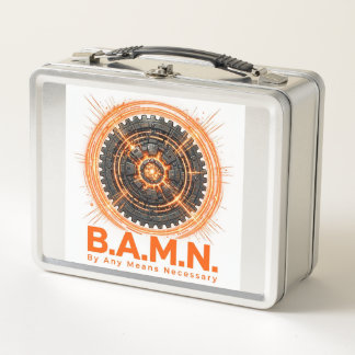 B.A.M.N. Reactor Gear Core By Any Means Necessary Metal Lunch Box
