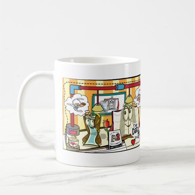 B and BookMarkSally "The date was off to..." Coffee Mug (Left)