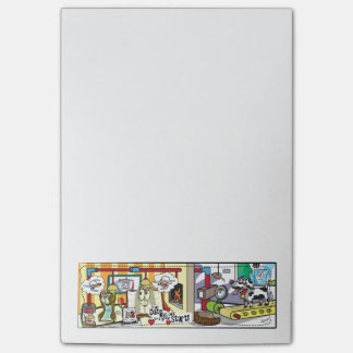 B and BookMarkSally "The date was off to..." Post-it Notes