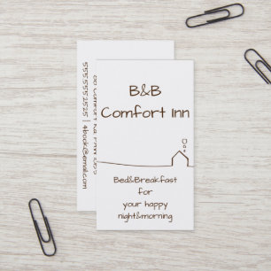 B&B Comfort Inn Business Card