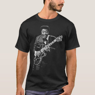 B.B King Playing Guitar Premium  T-Shirt