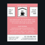 B&B Logo, Bed & Breakfast Accommodation Advert Flyer<br><div class="desc">B&B Logo,  Bed & Breakfast Accommodation Advertising Flyers By The Business Card Store.</div>