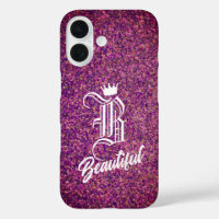 B Beautiful Pink iPhone Case