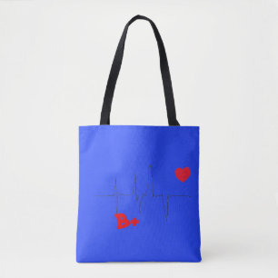 B+ Blood Group Type Positive Rhesus Tote Bag