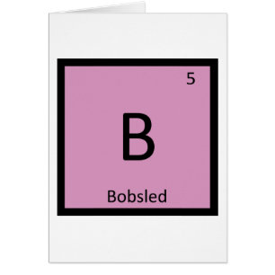 B - Bobsled Sports Chemistry Periodic Table