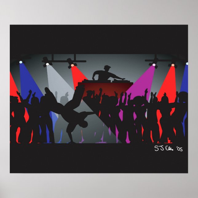 B BOY BREAK POSTER (Front)