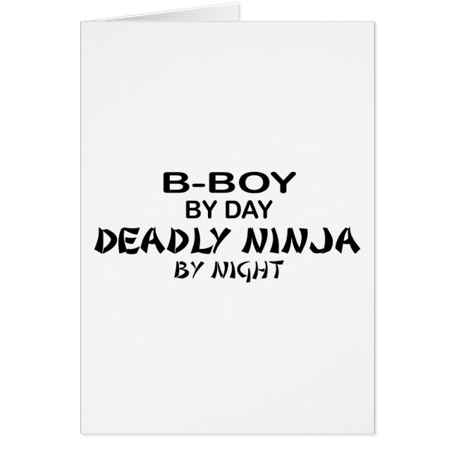 B-Boy Deadly Ninja by Night (Front)