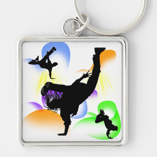 B-boying Key Ring (Front)