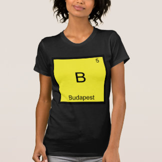 B - Budapest Funny Chemistry Element Symbol Tee