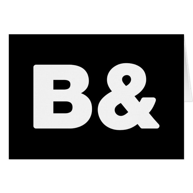 B& Card (Front Horizontal)