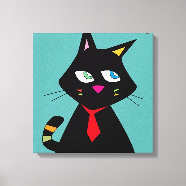 B-CAT CANVAS PRINT (Front)