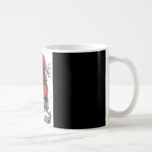 B-caw-k Funny Giant Chicken Japanese Monster Poste Coffee Mug