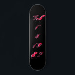 "B-Day" Feb. 14 1982 - Skateboard - Customisable<br><div class="desc">"B-Day" Skateboard is a cool and unique board that you can personalise with your own birthday date! Zazzle skateboards come in 8 different styles on locally sourced North American Maple, and are designed with professional quality standards that will stand up to the toughest skating! Get free grip tape with your...</div>