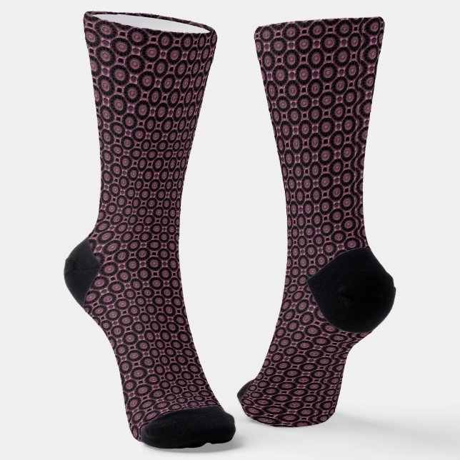 B&E Socks Bold and Elaborate Design 001847 (Angled)