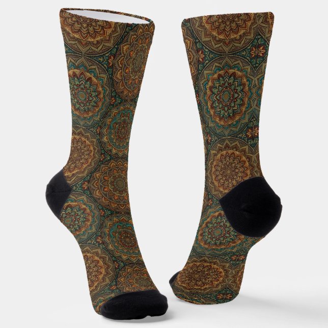 B&E Socks Bold and Elaborate Design 001889 (Angled)