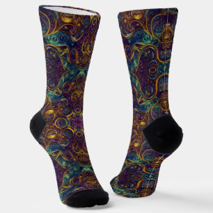 B&E Socks Bold and Elaborate Design 001910
