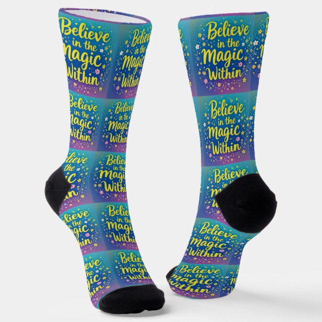 B&E Socks Bold and Elaborate Design 002088 (Angled)